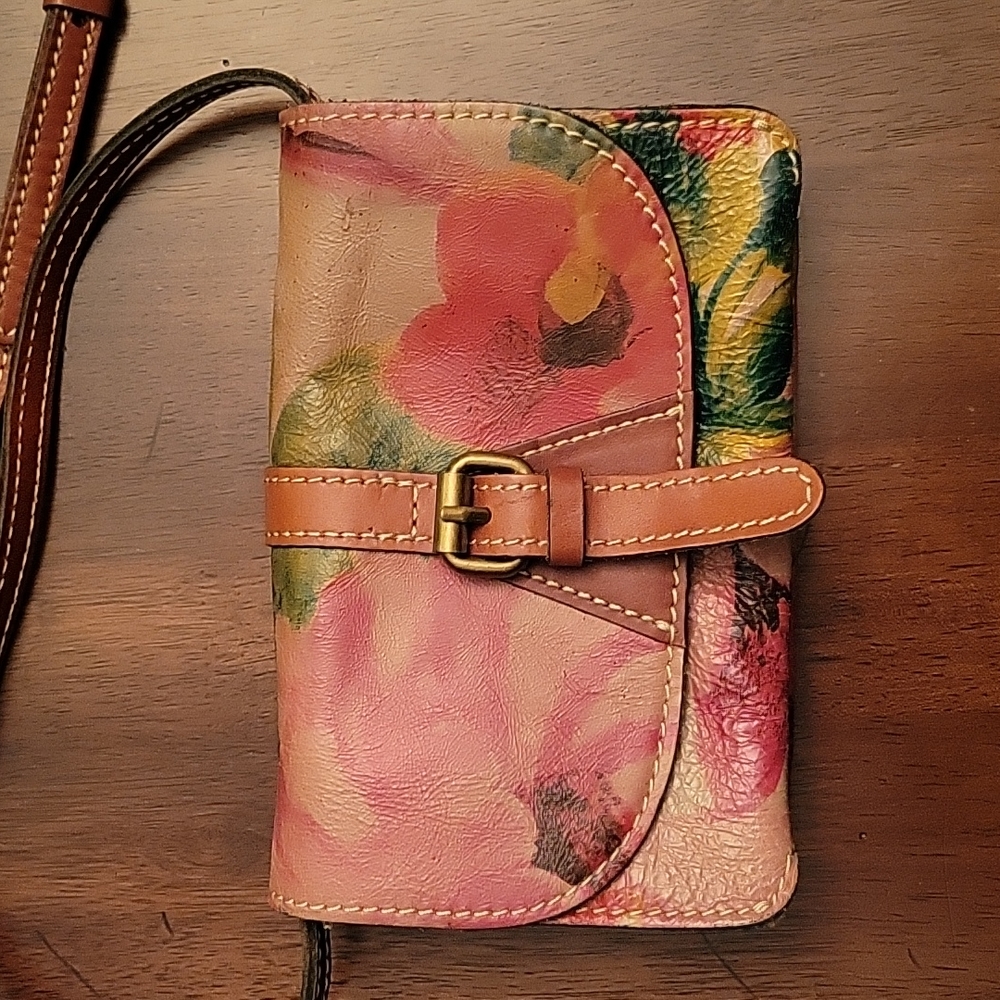 PATRICIA NASH FLORAL LEATHER SMALL CROSSBODY BAG - Picture 3 of 12